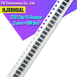 50PCS 2010 1% SMD resistor 0R ~ 10M 3/4W 0 1 10 100 150 220 330 ohm 1K 2.2K 10K 100K 220K 0R 1R 10R 100R 150R 220R 330R 470R 1M