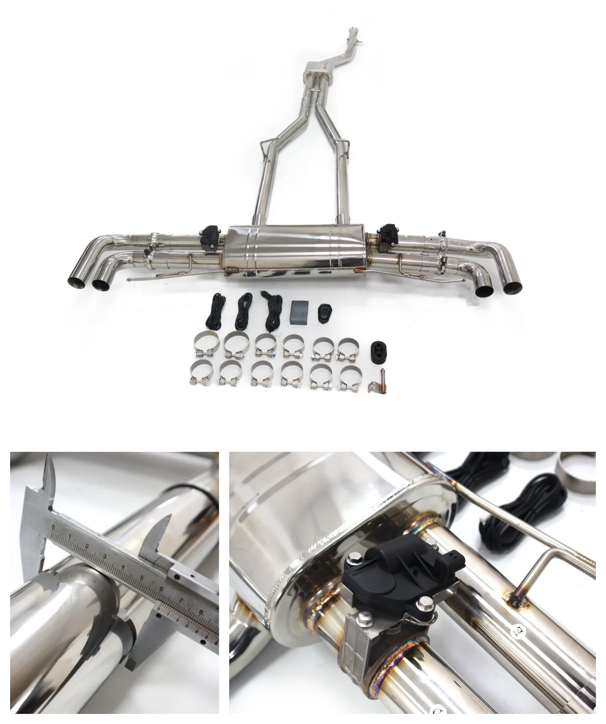 

Stainless stee Catback for BMW X5 G05 X6 G06 3.0T 2019-2024 With Valve HMD Exhaust System Performance Quality certification