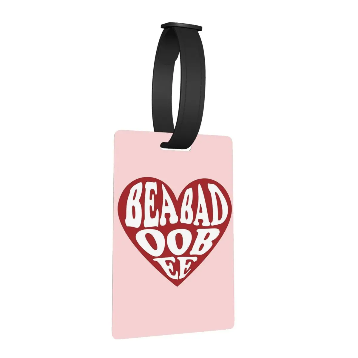

I LOVE Beabadoobee Singer Luggage Tags Suitcase Accessories Travel Fashion Baggage Boarding Tag Label Holder ID Name Address