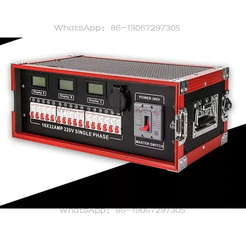 16-way power supply through box, bakelite plug-in cabinet, aviation plug-in cabinet, stage large-screen lighting and audio