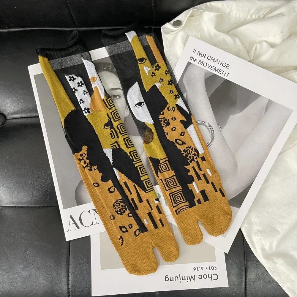 Sommer Ultra-Dünne Kristall Seide Sheer Rüschen Tabi Socken Japanische Frauen Zehensocken Literarische Persönlichkeit Weibliche Zehensocken – Detail 12