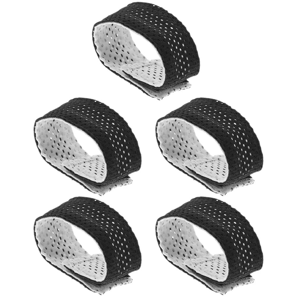 

6pcs Straps Anti-Slip Elastic Cuff Bands Lightweight Sport Sleeve Holders For Women Softball Gym Wear Cycling Accessory For