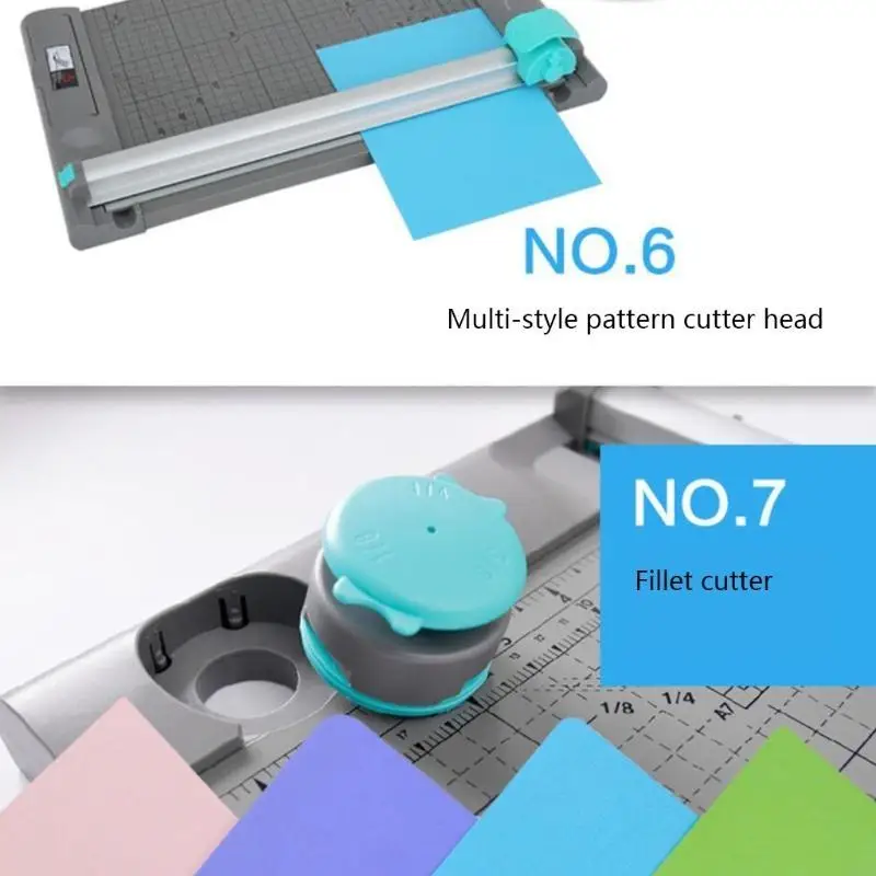 M5TB 5 in 1 tagliente carta Multi-in stile tagliere per taglio carta Modelli taglio 5 in 1 per carta fai-da-te C