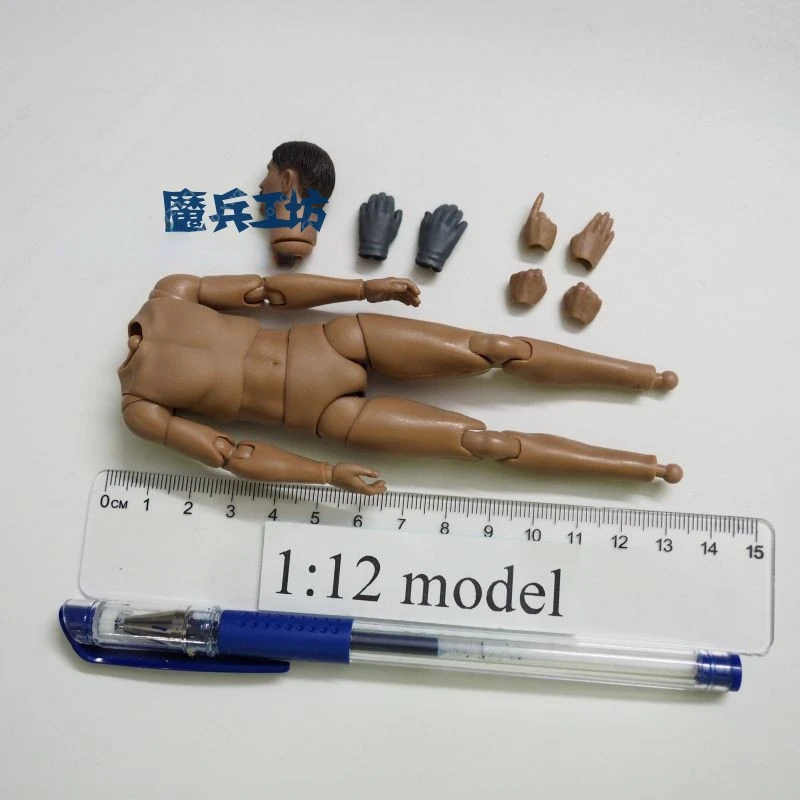 

DID TG80001 1/12 Scale Soldier Body& Head Sculpt Model for 6'' Figure