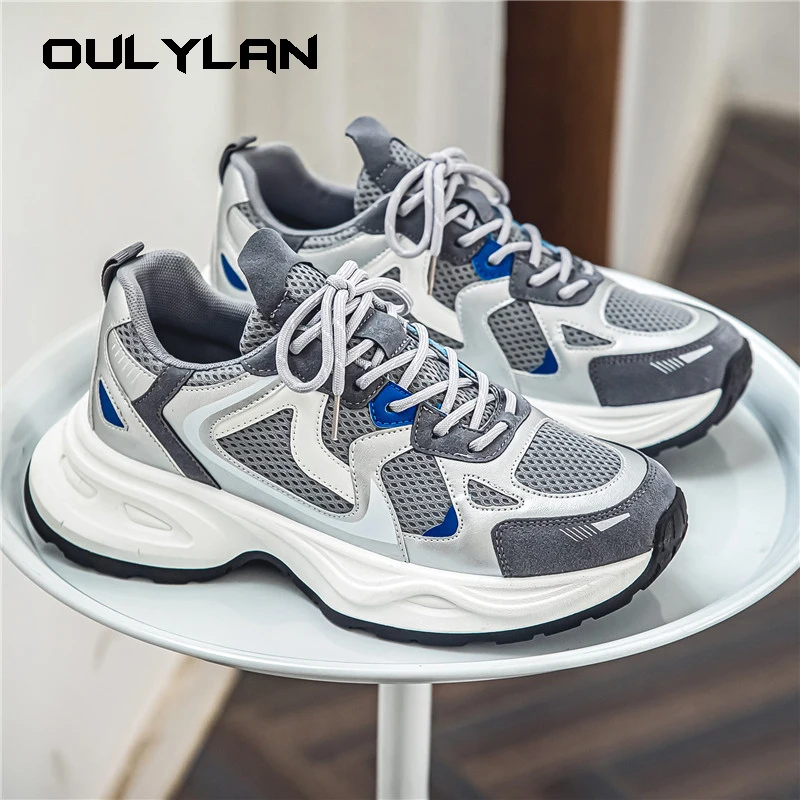 

2024 Oulylan Men's Shoes Spring Casual Sport Shoes Men Fashion Sneakers Small Off White Shoes Comfortable Trend Skate