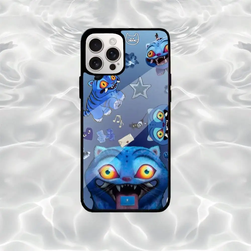 حافظة هاتف K-KPop Tiger Of Demon H-Hunters لهاتف iPhone17,16,15,14,13,12,11 Plus، حافظة واقية للشحن اللاسلكي غطاء ناعم