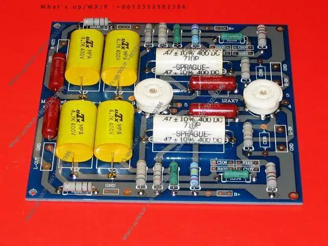 Vacuum tube bile pre-stage preamplifier circuit, pcb work in progress