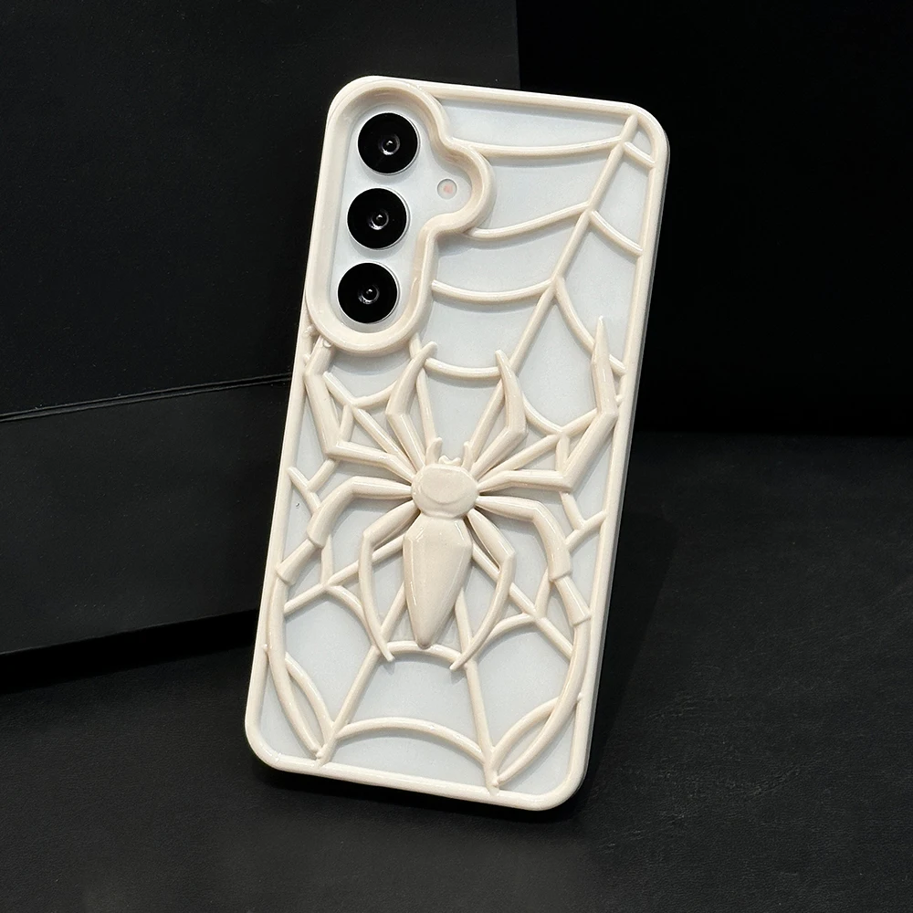 Coole 3D Spider Hollow Dissipate Heat Handyhülle für Samsung Galaxy A16 A13 A26 A36 A56 A54 A55 A06 A04 Weiche Silikonhülle – Detail 7