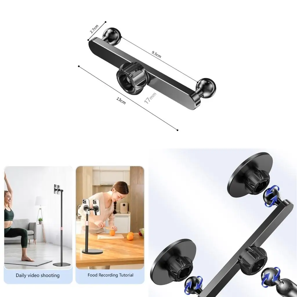 

Удлинитель шарнира от 1 до 2, поворотный алюминиевый адаптер разветвителя, адаптер удлинительного стержня