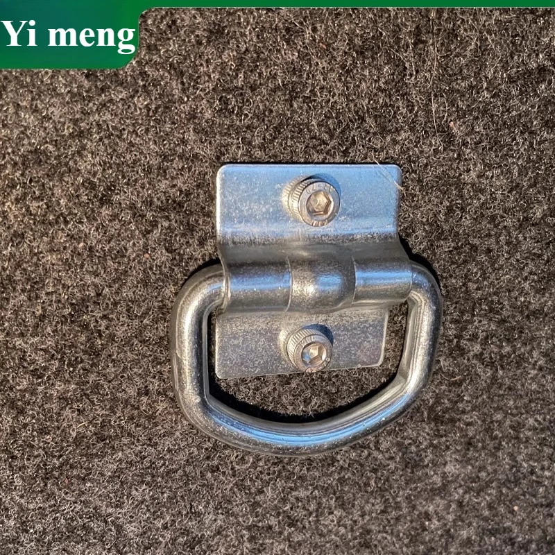 Stainless Steel D-Type Buckle, Trailer Rope Hook, Truck Pull Ring, Floor Hook, Pull Buckle, Cargo Compartment Accessories
