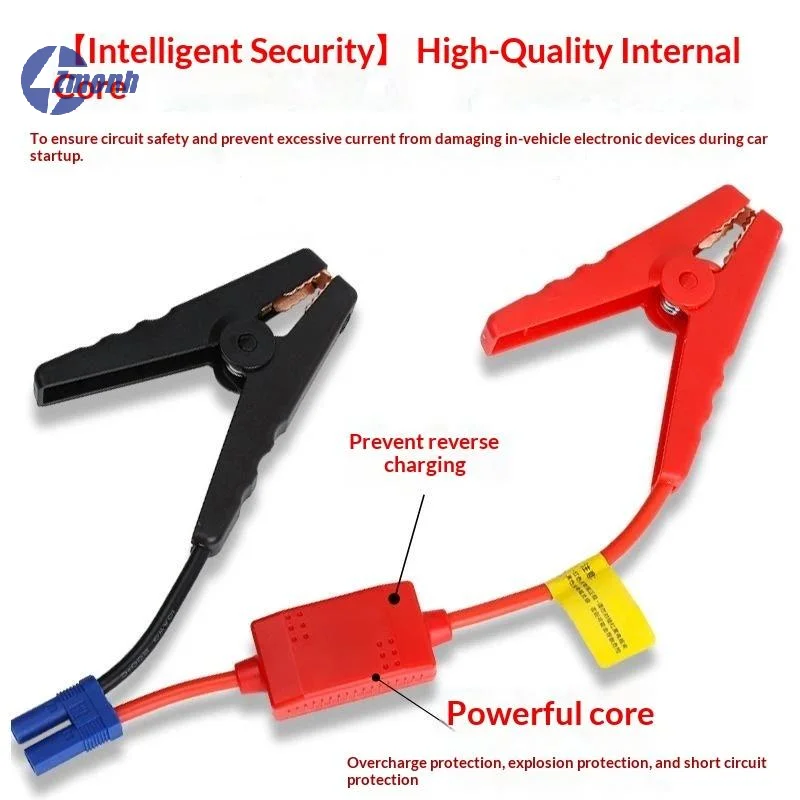 New！Universal Emergency Battery Jump Cable Clamps Jump Starter Alligator Clip With EC5 Plug 12V For Car Trucks