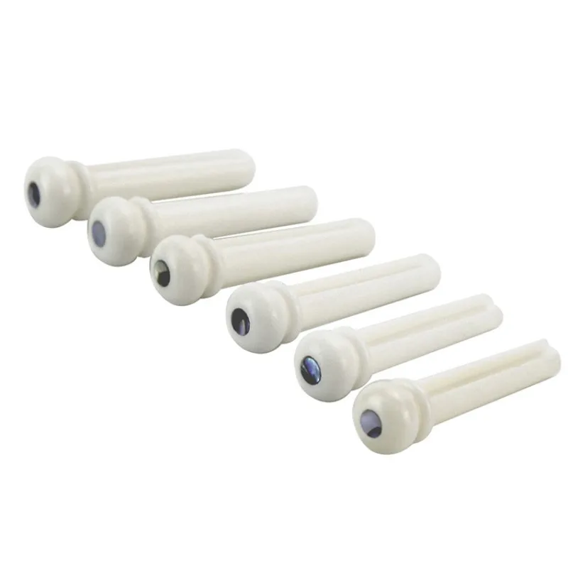 

Pure Bull Bone Folk Guitar String Nails Original Sound Guitar Pressure String Pillars Set with 3.0 Little Bay Flower