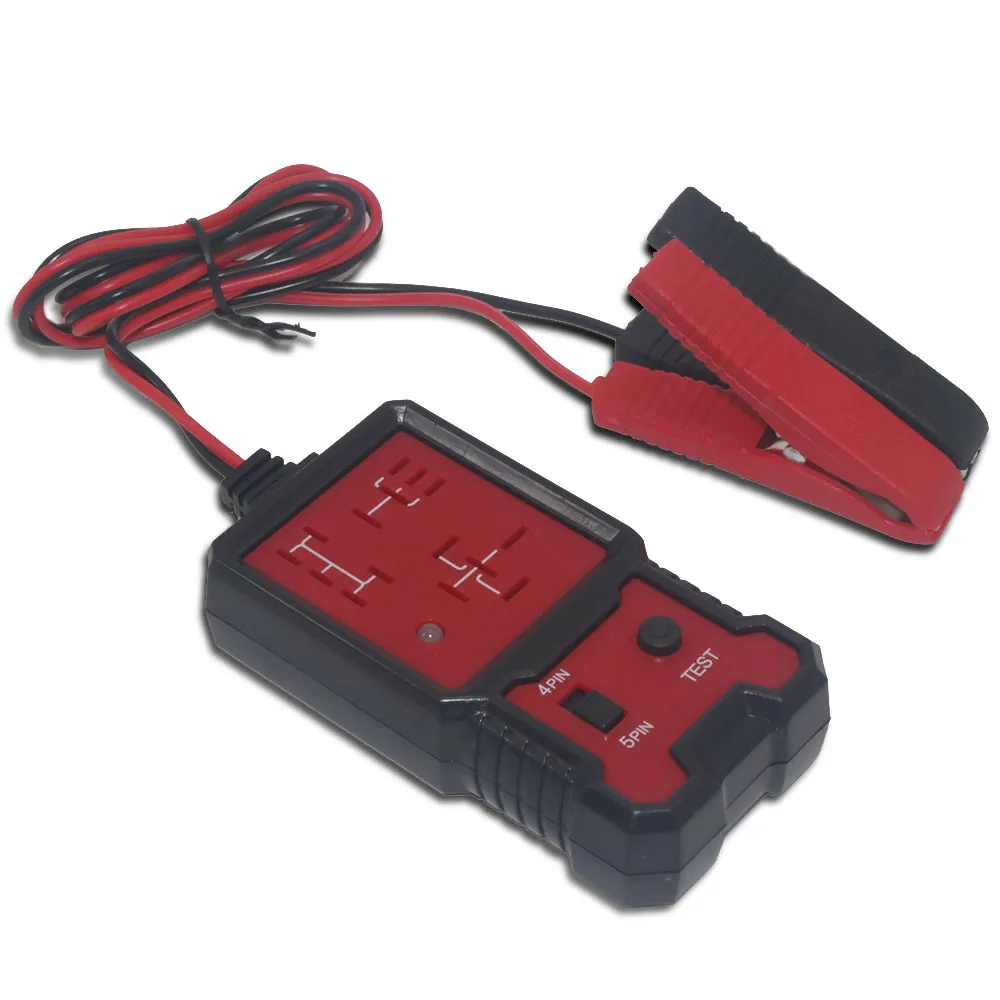 Automotive Electronic Relay Tester Car Battery Checker LED Indicator Light Universal 12V Car Relay Tester Auto Diagnostic Tools