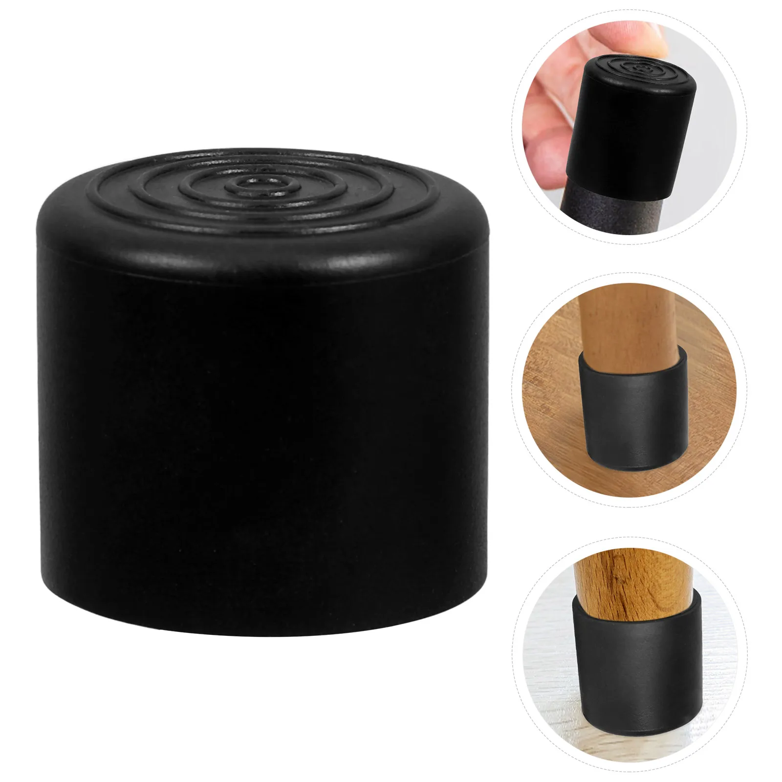 Tampas de perna de cadeira antiderrapantes móveis pés capa protetores de chão pvc cadeira perna protetores de chão para piso de madeira fornecimento de móveis