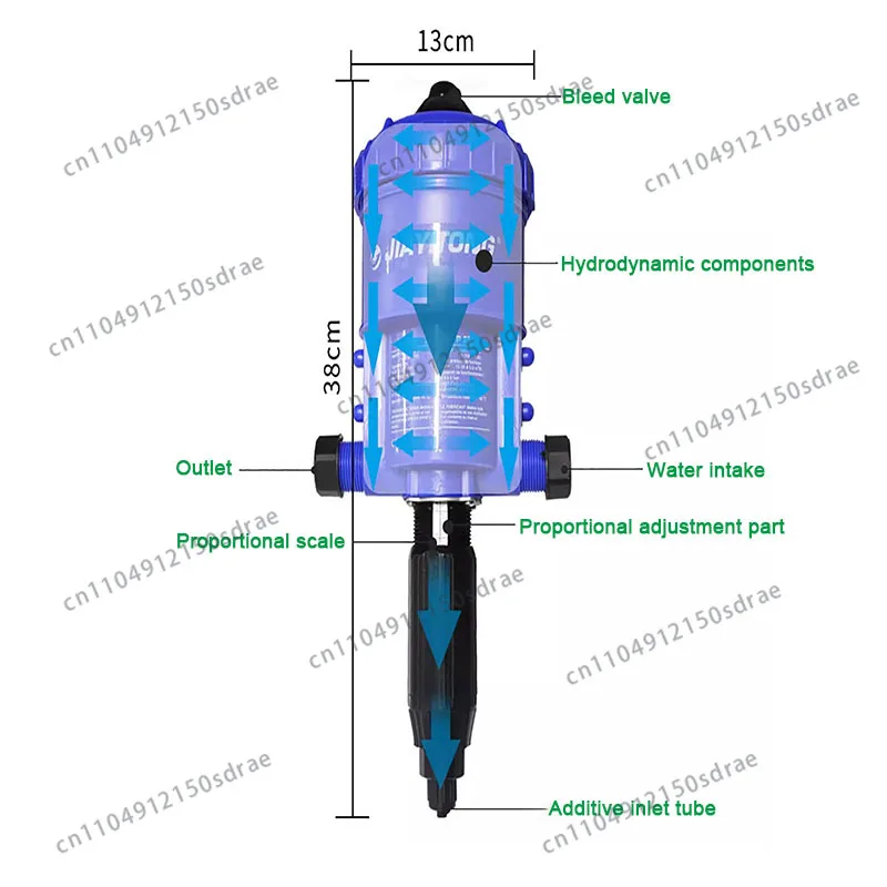 Proportional Pump Water Power Dosing Pump Fertilizer Dispenser Injector Proportioning Pump Rain Collector Liquid Doser Car P2502