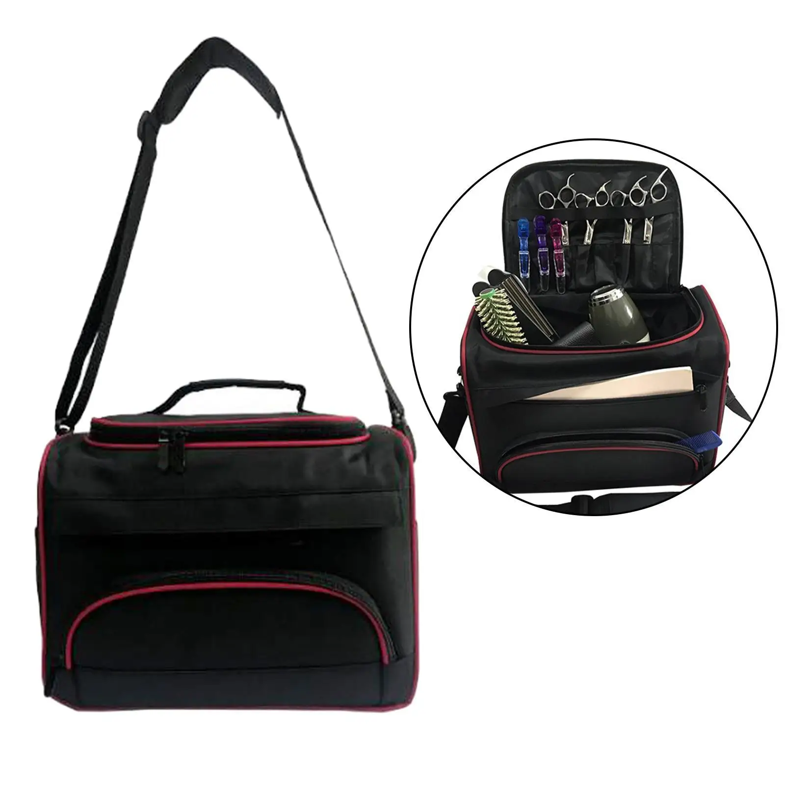 

Travel Salon Barber Handbag Salon Styling Tools Shoulder Bag Case Organizer