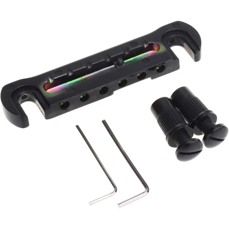 

Регулируемый интонированный бридж-тейлпайс Wilkinson GTB Wraparound для электрогитары в стиле LP, черный