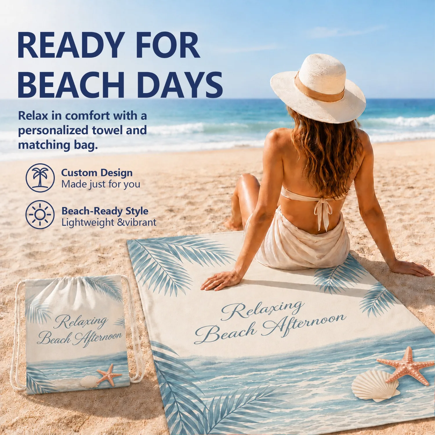 Custom Sublimation Beach Towel Microfiber Bath Towel Personalized Logo Print Shower Towel For Hotel Spa Swimming