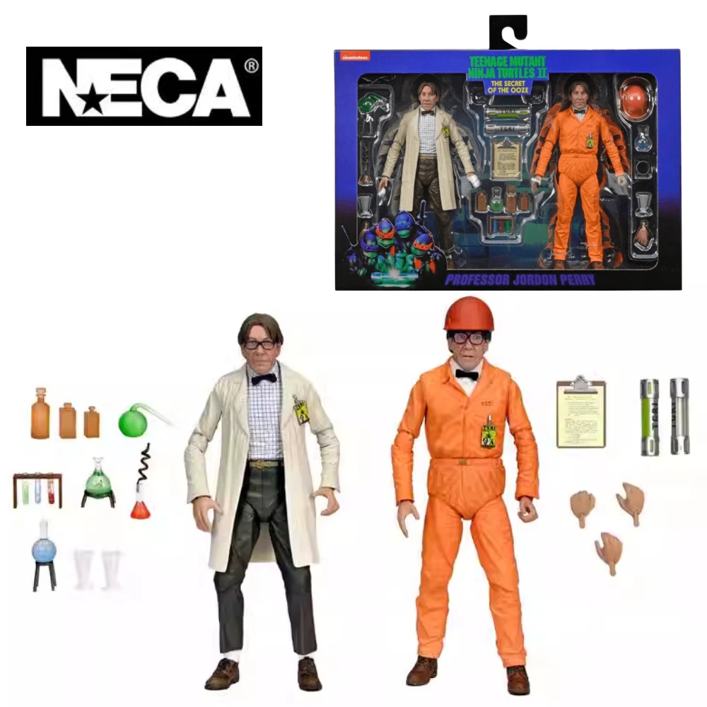 

[Pre-Order] NECA 1/12 Teenage Mutant Ninja Turtles Movie Version Professor Jordon Perry Action Figure Figure Model Free Shipping