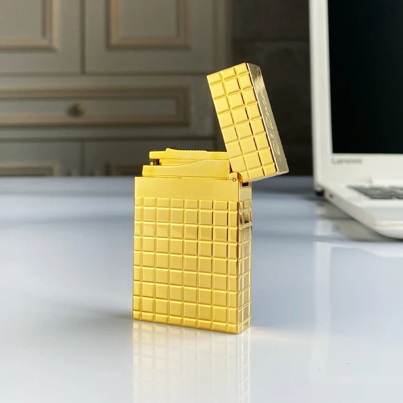 New Commemorative Edition Luxury Butane Lighter Single & Double Flame Ping Sound Natural Paint Cigarette Smoker's Choice