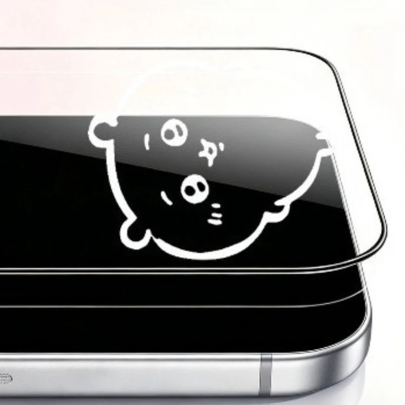 Anime Cartoon Kawaii Chiikawa Peeping Prevention Mobile Phone Toughened Film Applicable To Apple 18 High Definition Protect New view 4