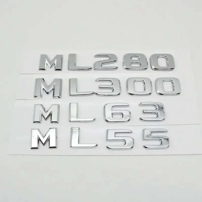 After 2017 3D ABS For Mercedes-Benz W163 W164 W166 ML63 ML55 ML250 ML320 ML350 ML420 ML450 ML500 ML550 Emblem Logo Sticker