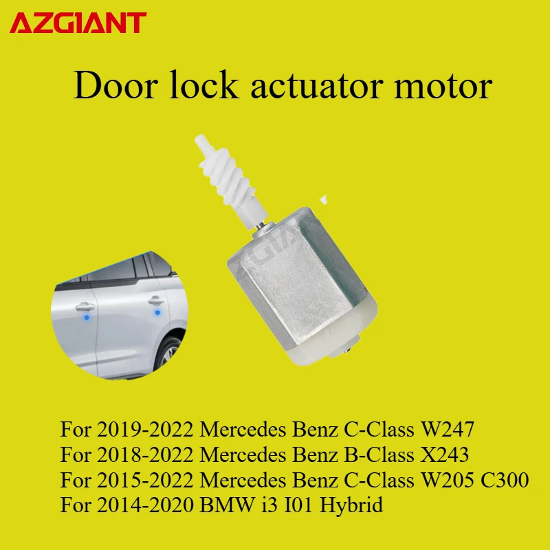 Для Mercedes Benz C-Class W247/B-Class X243/C-Class W205 C300 AZGIANT 1021066   9T2724 Двигатель привода дверного замка Новая замена
