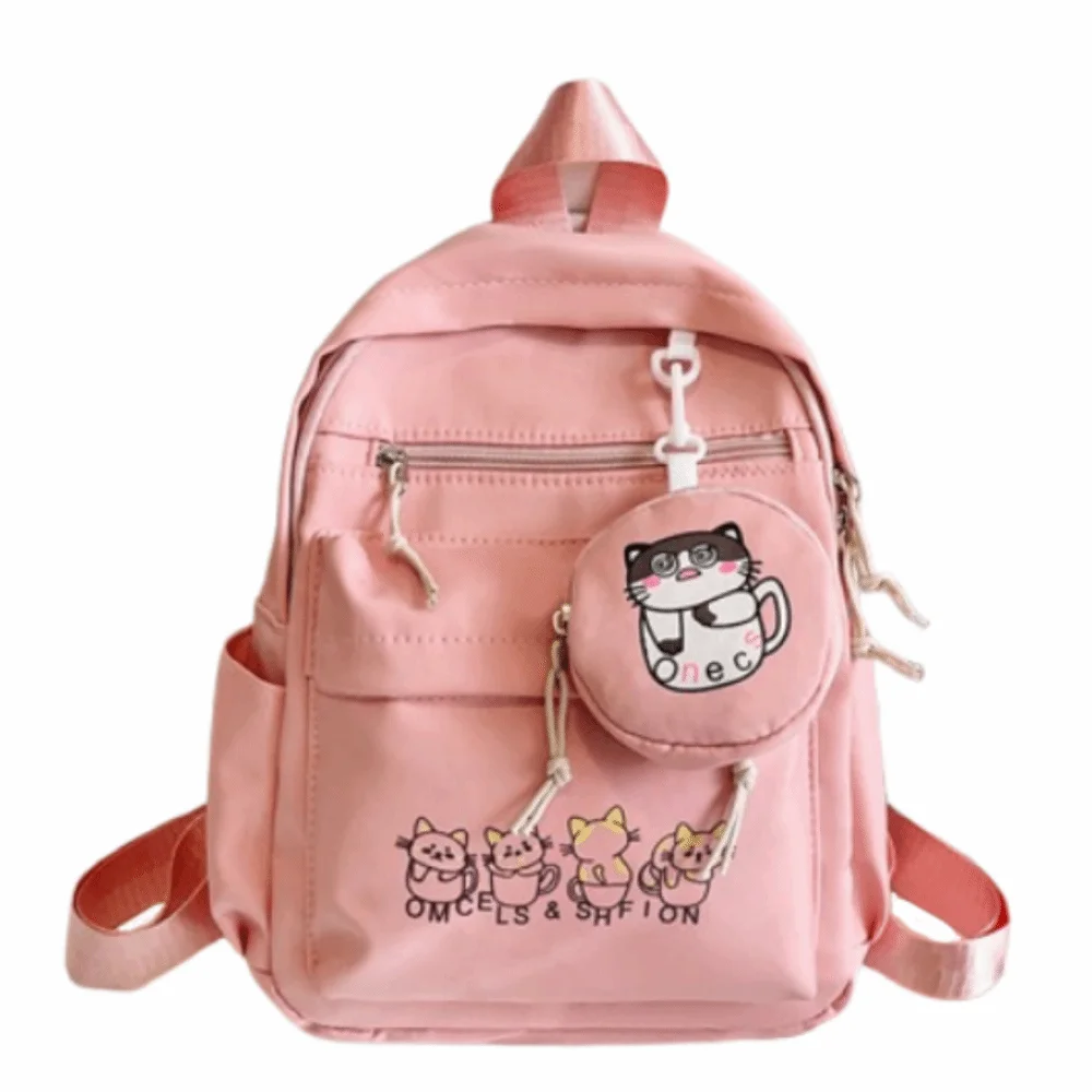 حقائب مدرسية خفيفة الوزن للطلاب بأشرطة قابلة للتعديل وسحاب للإغلاق حقيبة ظهر للطلاب الجامعيين قابلة للتنفس ومقاومة للماء للفتيات #1