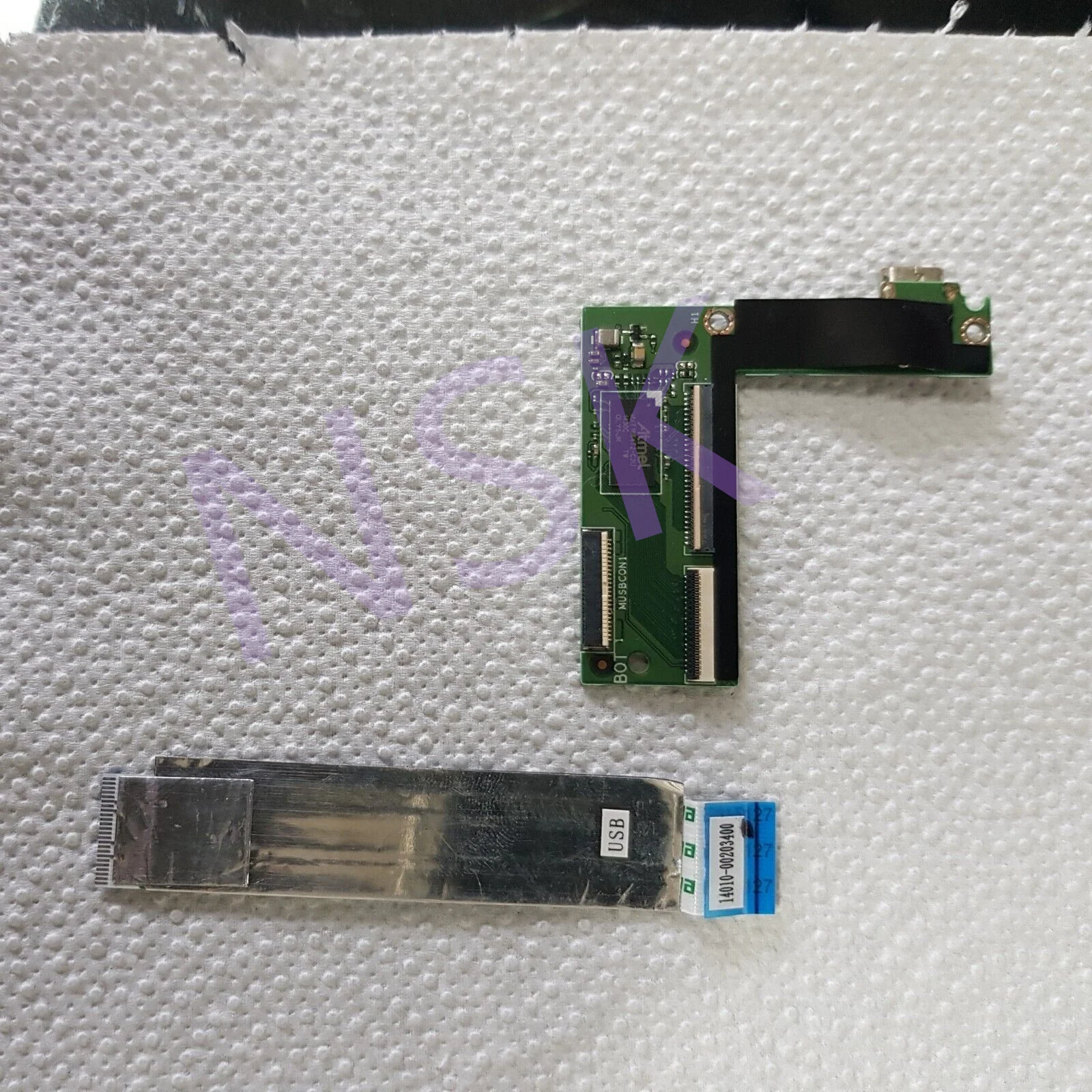 

Original For Asus Transformer Pad TF103C USB charger touch control board with flex cable TF103C_TP_USB_ATMEL Spot Testing OK