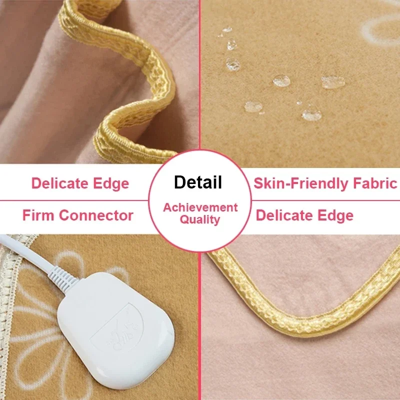 Electric Blanket Heaters Thicker Heater Double Body Warmer 150*180cm Heated Blanket Thermostat Electric Heating Blanket Electric