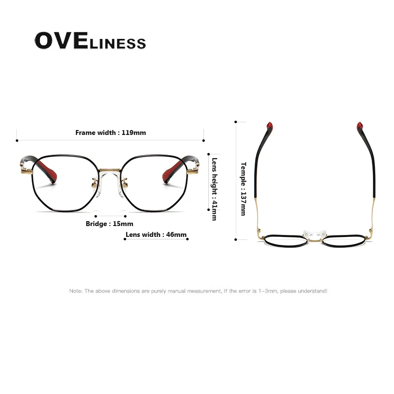 2024 Pure titanium Glasses frame for Kids Boys Girls Ultralight Eyewear Children Eyeglasses frames Spectacle