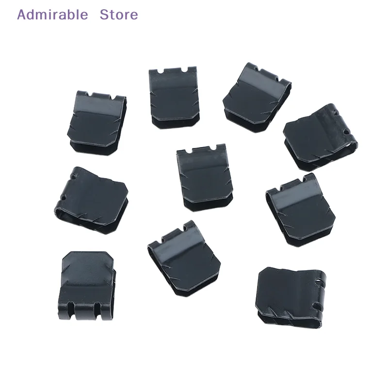 [W]10/20Pcs Car Mudguard Fixing Clips Auto Engine Guard U-shaped Buckle Clamp Motorcycle Truck  Metal Buckle Fastener