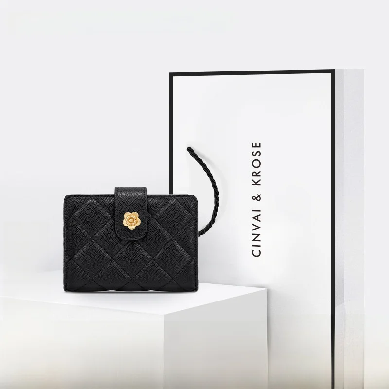 official-cinvaikrose-flagip-store-ort-wallet-for-women-genuine-leather-card-holder-coin-purse-birthday-gift