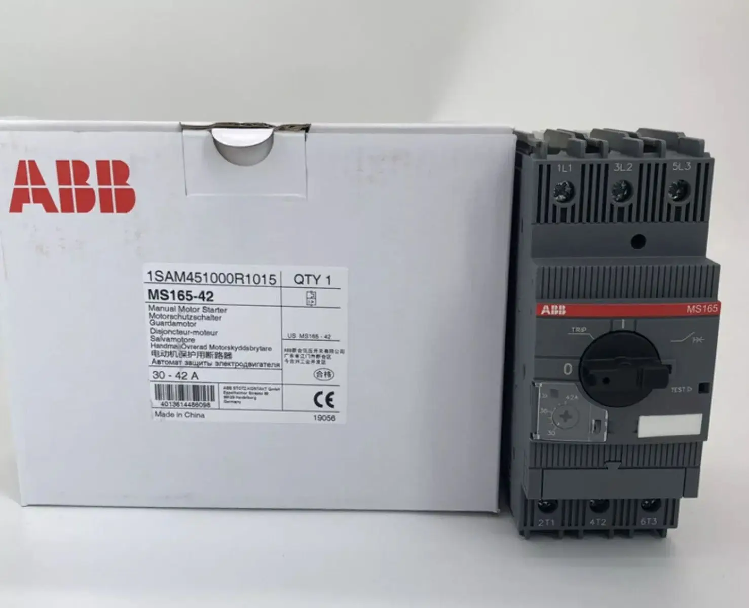 MS165-42 10157482 1SAM451000R1015 Manual Motor Starter 30 ... 42 A