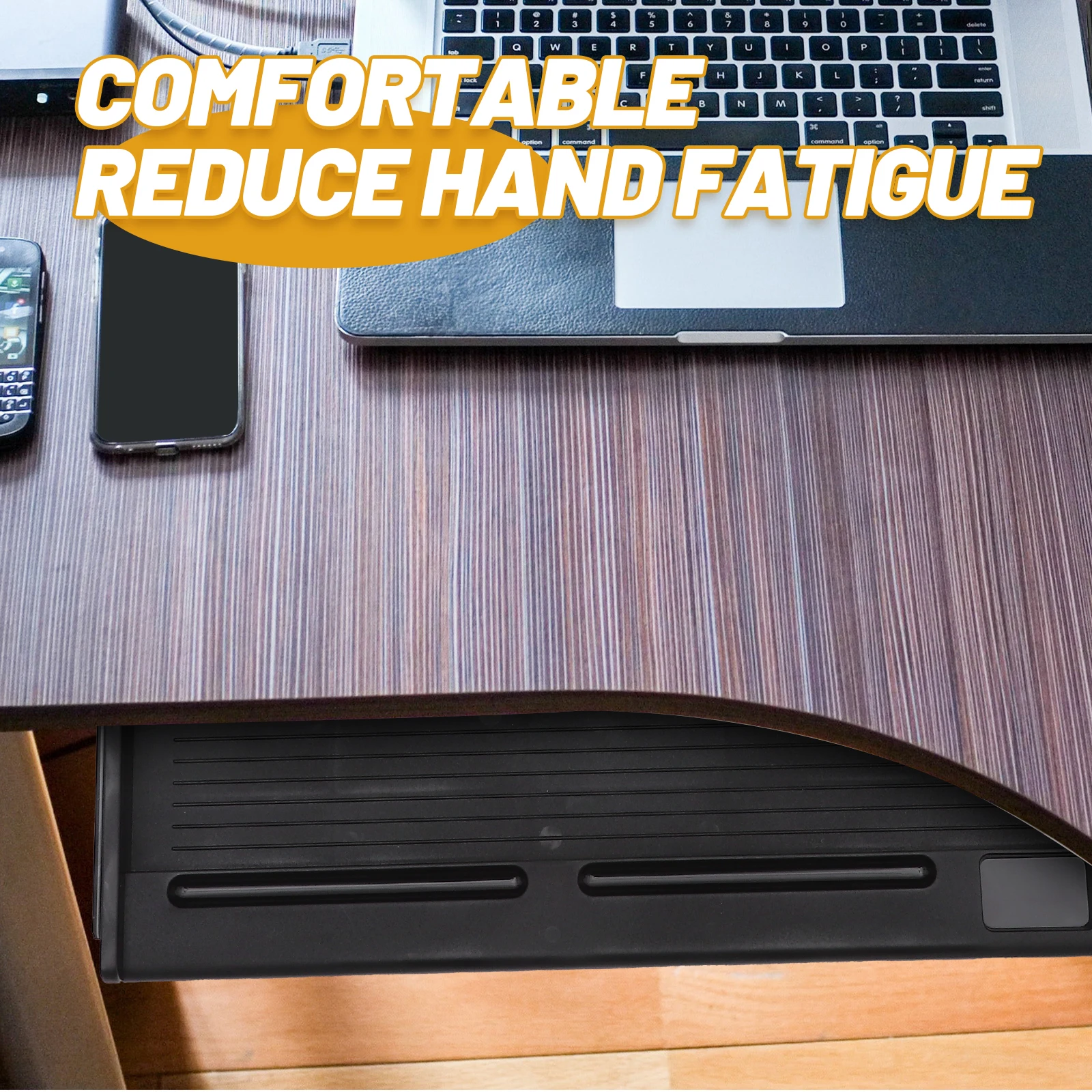 

Keyboard Tray with Sliding Drawer under Desk Grey White K1 Keyboard Mouse Holder Slide Computer Storage Notebook