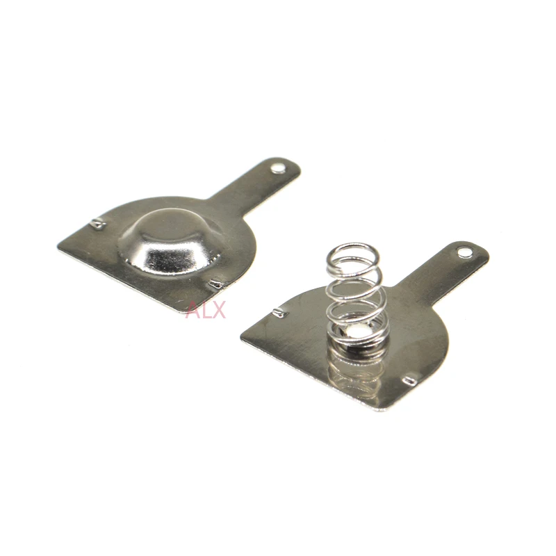 

20Pcs (10Pair) 18650 Battery Spring Contact Plate Single Pole Positive Negative Battery Box Terminal 16x18.5mm