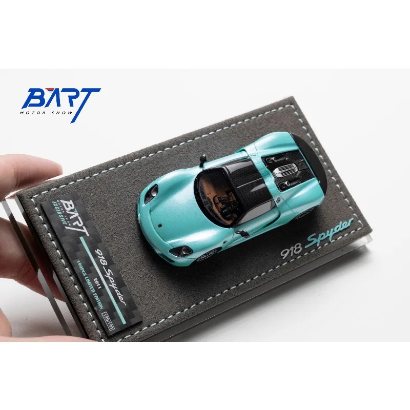 

BCP X Bart.M 1:64918 Spyder simulation static resin car model, gift toy for children, adult collectible display item.