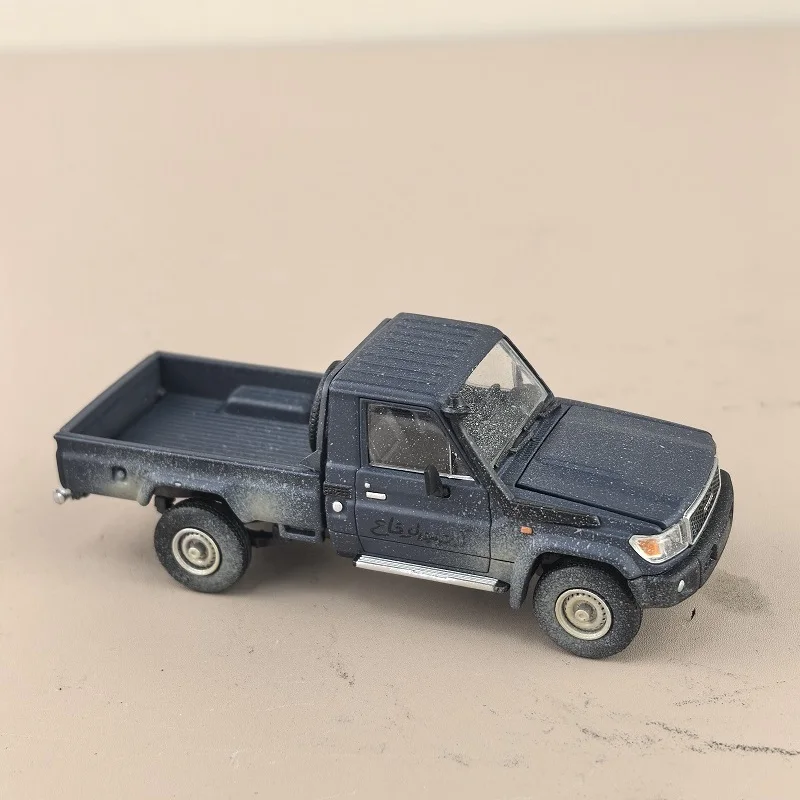 HF HOBBYFANS RM 1:64 تويوتا، كول لوز، الحرب، بيك اب LC79 نموذج سيارة مصنوع من خليط معدني