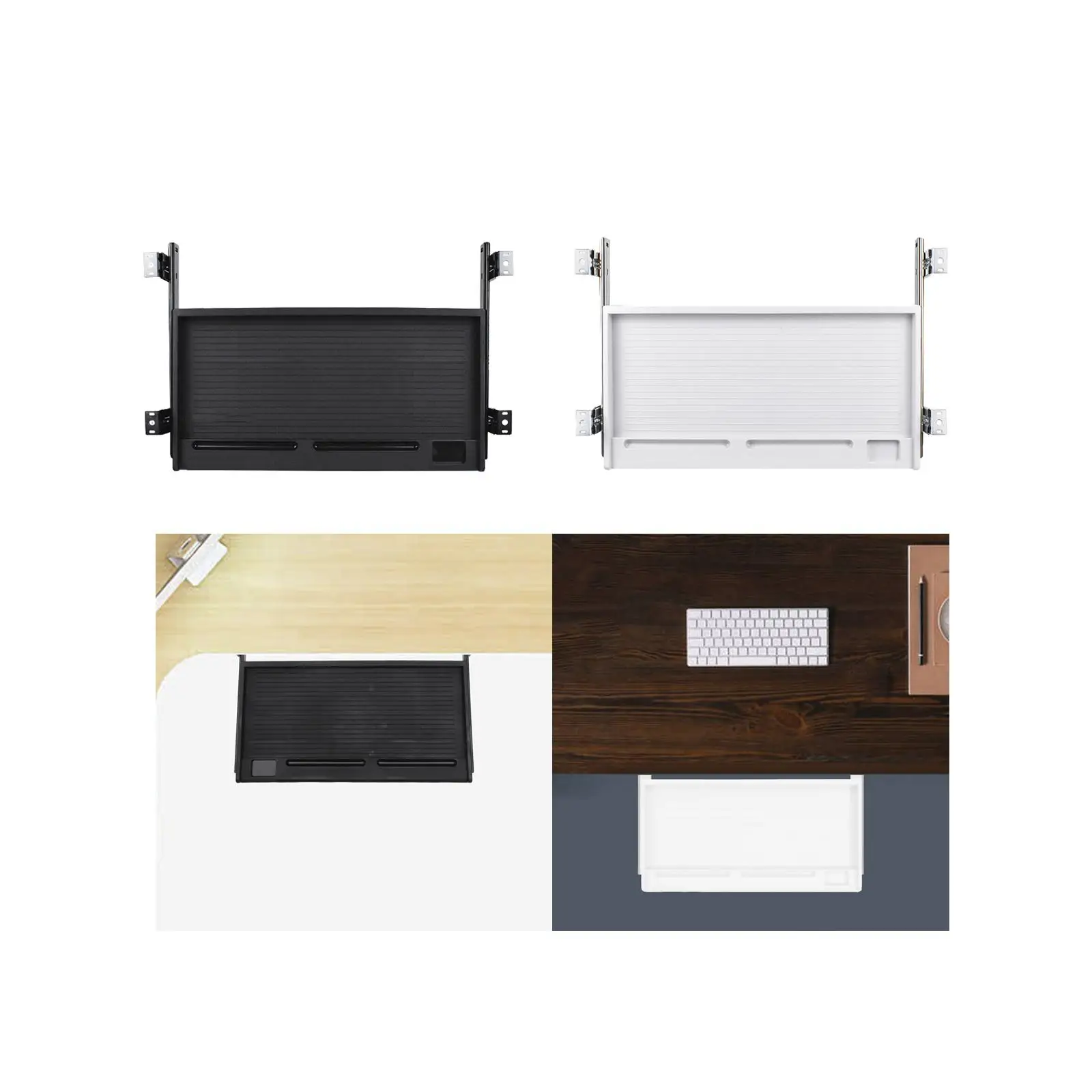 Keyboard Tray Under Desk Keyboard Organizers Pull Out Keyboard Tray for Home