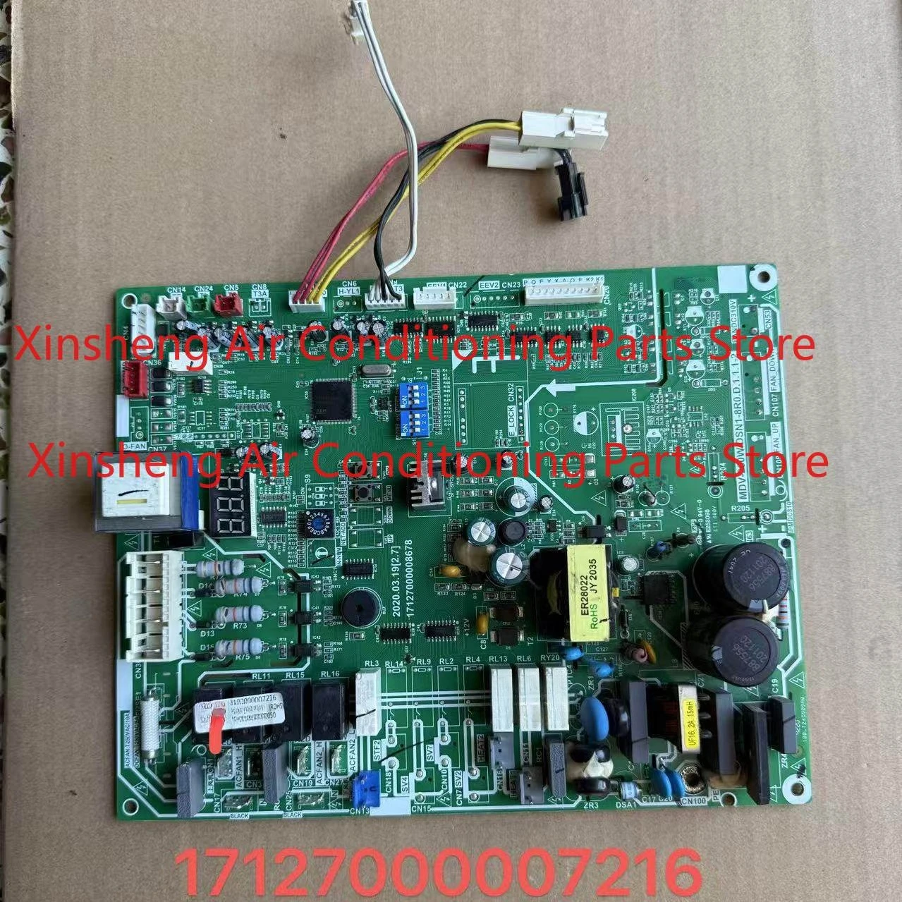 Used MDV-250W/SN1-8R1 is suitable for Midea central air conditioning 10P one tow two external unit motherboard 17127000007216