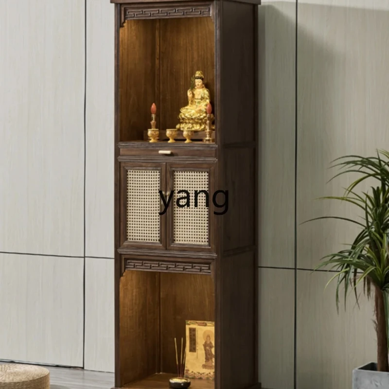 

CX Solid Wood Double-Layer Altar Cabinet New Buddha Shrine Altar Household Modern Landlord Shrine