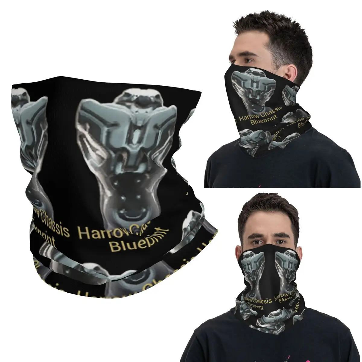Harrow Chassis Blueprint Warframe Tennoc Bandana, cubrecuello, bufanda estampada, gorro multiusos para deportes al aire libre, para hombres y mujeres