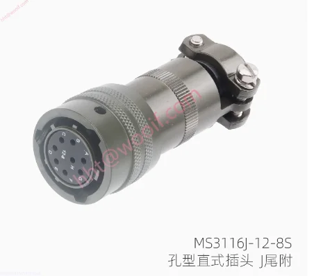 PT06E-12-10P/S (SR) konektor pesawat standar Amerika MIL-26482 snap on PT02 MS3112