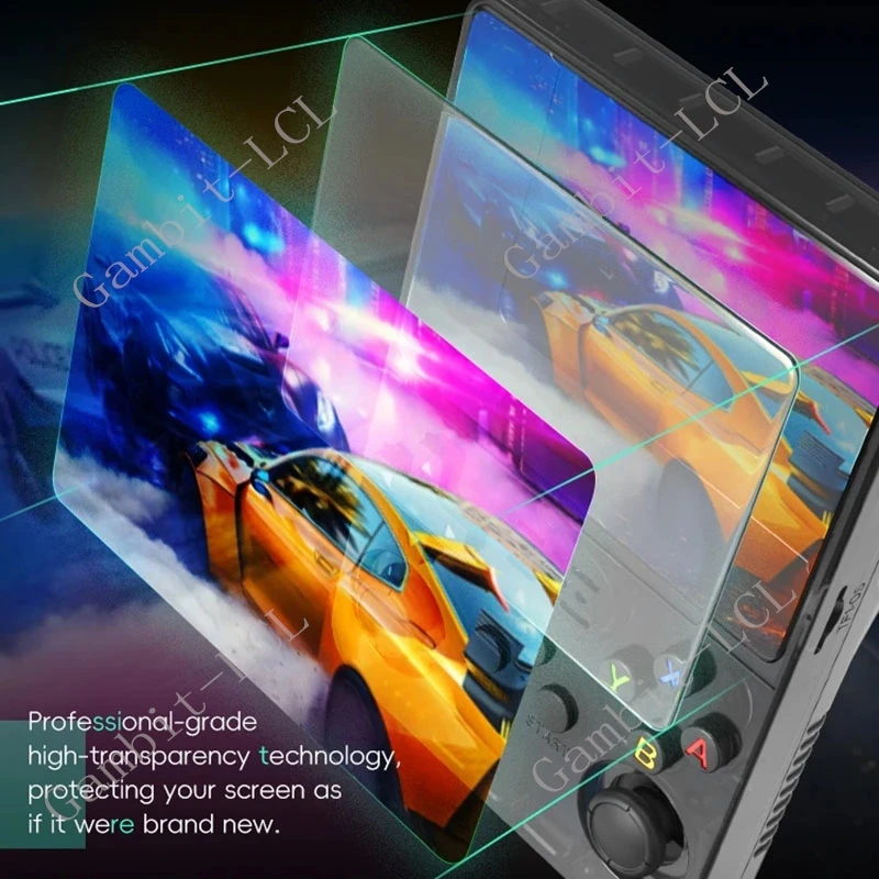 2PCS FOR Anbernic RG35XXPRO Handheld Game Console 3.5Inch Tempered Glass ON RG35XX RG 35XX PRO 9H HD Screen Protector Film Cover view 3