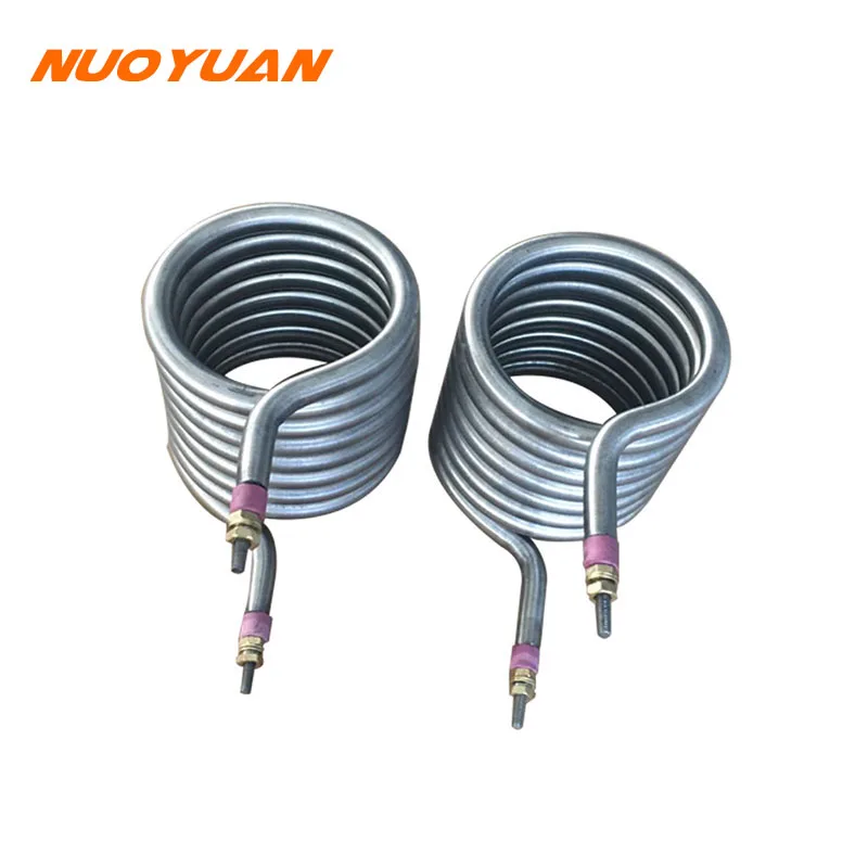 380V Stainless Steel Heating Coil Spiral Heater Electric Heating Element Dry Burning Hot Air Heater for Charcoal Machine