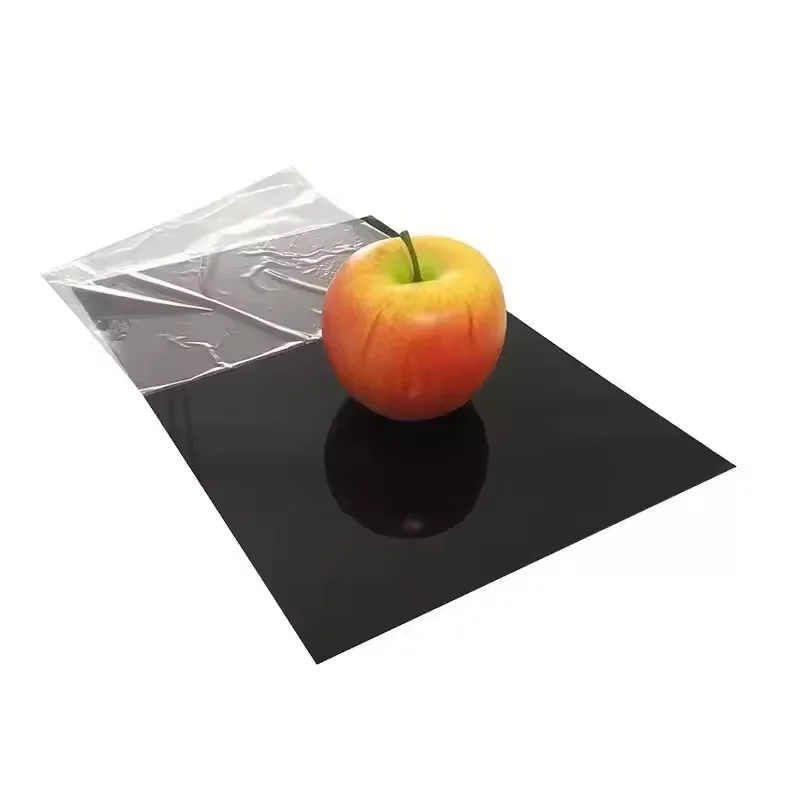 1 Placa de Acrílico Negro Brillante, Plexiglás Grueso Grabado, Placa de Difusión de PC para Decoración del Hogar y Uso Comercial