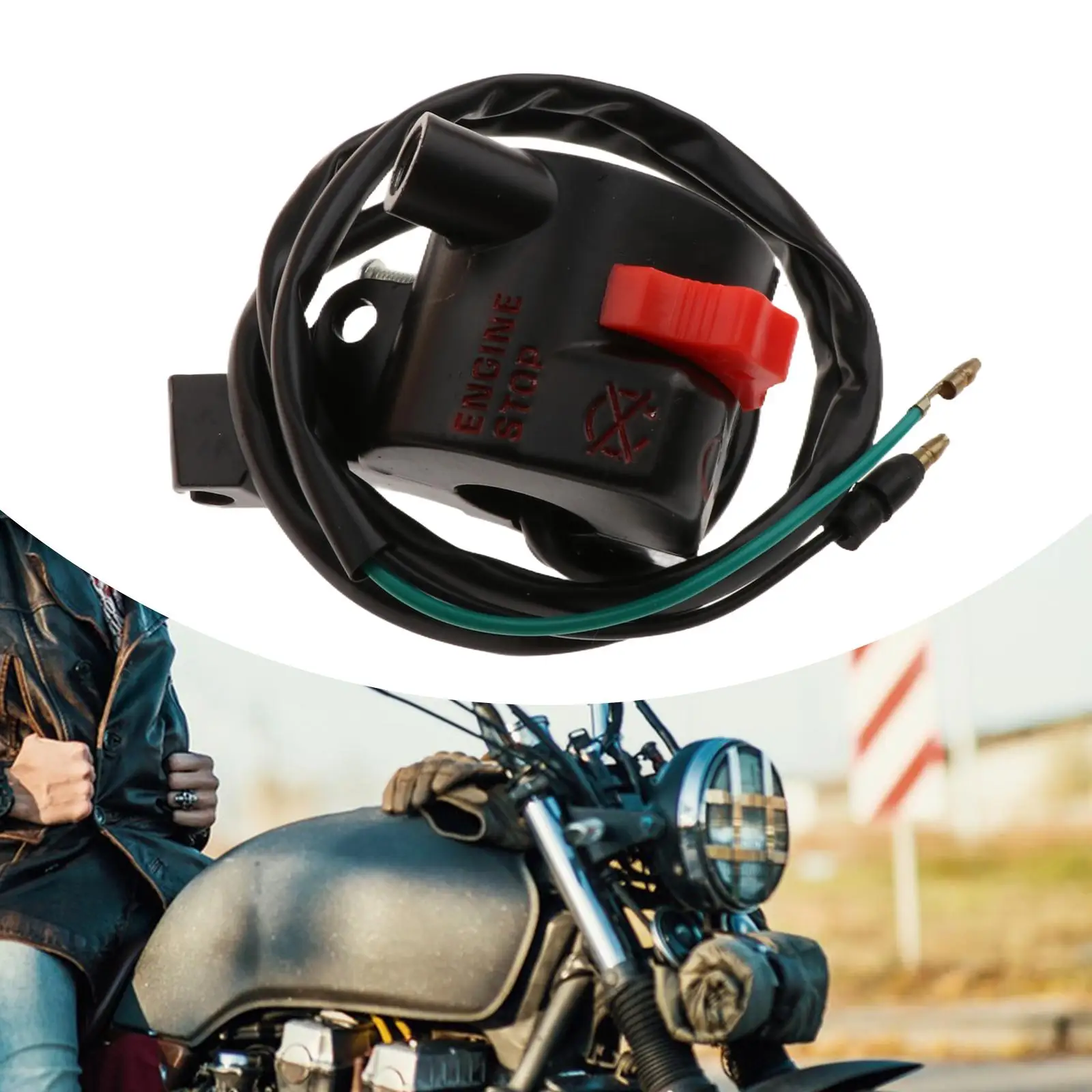 سهل الاستخدام، مفتاح المقود الأيمن، مادة ABS، مفتاح إيقاف القتل لنماذج المروحية للدراجات النارية #4