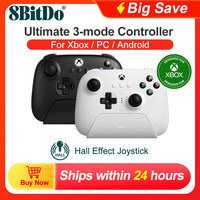 8BitDo Xbox Controller Ultimate 3-mode Gamepads PC licensed by Microsoft for Xbox Series X S, Xbox One, Windows 10 11 Android