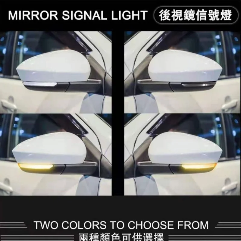 

SAARApplicable to foreign Toyota vehiclesRUSHandARUZRearview Mirror Flowing Signal Light Car Modification Flowing Turn Signal Li