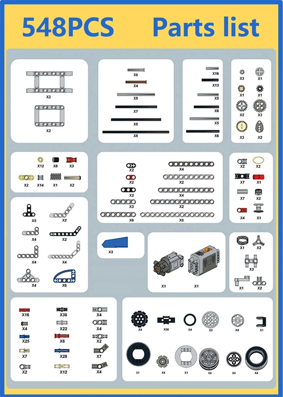 STEM Robotics Codierungsset, pädagogische elektrische Bausteine, Programmiermodell, DIY, technische MOC-Montagesteine, Geschenk für Kinder – Detail 7